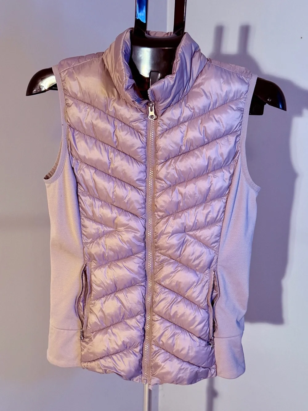 Zella Lilac Stretch Active Puffer Vest